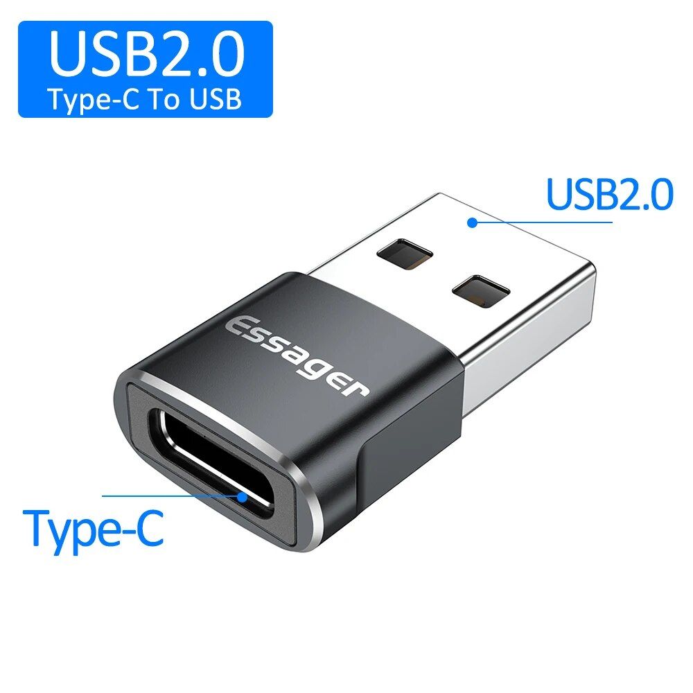 Black C to USB 2.0