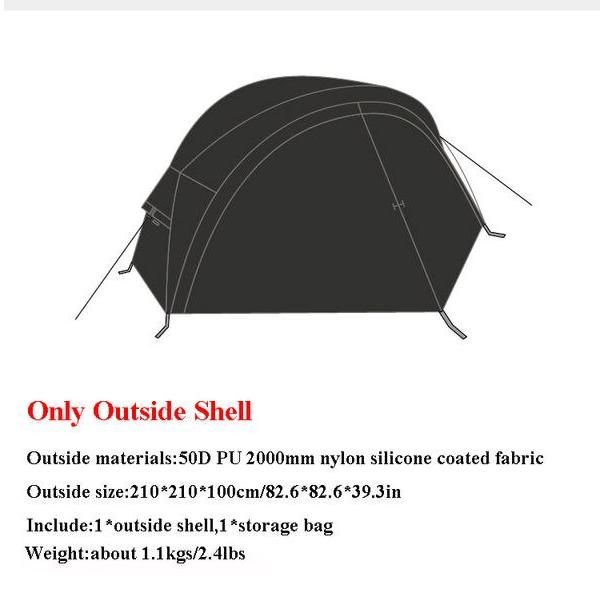 Black outside shell