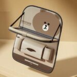 Luxury Leather Car Seat Back Organizer - Multi-Pocket Sunshade Storage Solution