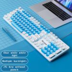 Wired 104-Key Multicolor Backlit Membrane Keyboard for Gaming and Office - Image 2