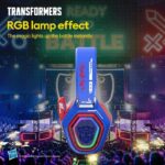 Bluetooth 5.3 Gaming Headphones with RGB Lighting, Low Latency, and 33h Battery Life - Image 4